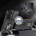 Samsung Galaxy Z Fold 5 dėklai - B-Ultra dėklas nugarėlė šarvai Samsung Galaxy Z Fold 5 mobiliajam telefonui juodos spalvos