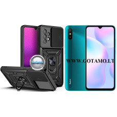 B-Ultra dėklas nugarėlė šarvai Xiaomi Redmi 9A mobiliajam telefonui juodos spalvos Vilnius | Plungė | Kaunas