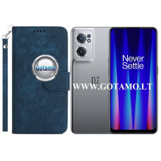 Diary Mate2 dėklas OnePlus Nord CE 2 5G mobiliajam telefonui tamsiai mėlynos spalvos