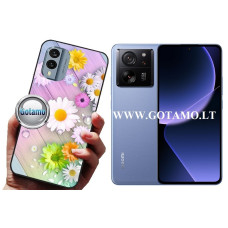 Xiaomi 13T, Xiaomi 13T Pro dėklai ir apsauginiai stiklai - Flower Kamille dėklas nugarėlė Xiaomi 13T, Xiaomi 13T Pro telefonams