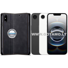 Galant magnetinis dėklas Apple iPhone 16e telefonui juodos spalvos
