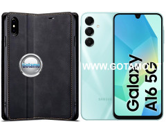 Galant magnetinis dėklas Samsung Galaxy A16, Samsung Galaxy A16 5G telefonams juodos spalvos