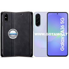 Galant magnetinis dėklas Samsung Galaxy A36 telefonui juodos spalvos