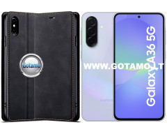 Galant magnetinis dėklas Samsung Galaxy A36 telefonui juodos spalvos