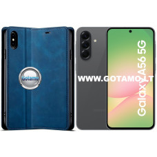 Galant magnetinis dėklas Samsung Galaxy A56 telefonui mėlynos spalvos