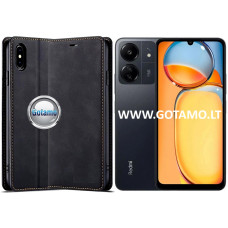 Galant magnetinis dėklas Xiaomi Redmi 13C, Xiaomi Poco C65 telefonams juodos spalvos