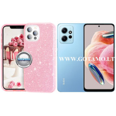 iLLumi-Neo silikoninis dėklas nugarėlė Xiaomi Redmi Note 12 4G telefonui rožinės spalvos Vilnius | Kaunas | Plungė
