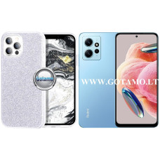 iLLumi-Neo silikoninis dėklas nugarėlė Xiaomi Redmi Note 12 4G telefonui sidabro spalvos Vilnius | Vilnius | Šiauliai