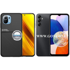 Magnetic Hold dėklas nugarėlė Samsung Galaxy A14, Samsung Galaxy A14 5G telefonams juodos spalvos Vilnius | Šiauliai | Kaunas