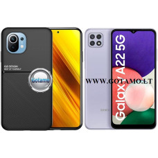 Magnetic Hold dėklas nugarėlė Samsung Galaxy A22 5G telefonui juodos spalvos Vilnius | Klaipėda | Kaunas