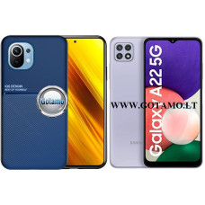 Magnetic Hold dėklas nugarėlė Samsung Galaxy A22 5G telefonui mėlynos spalvos Telšiai | Kaunas | Kaunas
