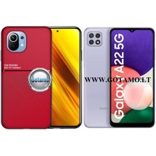 Magnetic Hold dėklas nugarėlė Samsung Galaxy A22 5G telefonui raudonos spalvos Klaipėda | Šiauliai | Palanga
