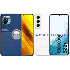 Magnetic Hold dėklas nugarėlė Samsung Galaxy S22+ 5G telefonui mėlynos spalvos Plungė | Kaunas | Telšiai