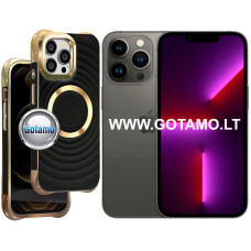 MagSafe Beauty dėklas nugarėlė Apple iPhone 13 Pro Max telefonui juodos spalvos MagSafe Beauty dėklas nugarėlė Apple iPhone 13 Pro Max telefonui juodos spalvos