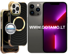MagSafe Beauty dėklas nugarėlė Apple iPhone 13 Pro Max telefonui juodos spalvos MagSafe Beauty dėklas nugarėlė Apple iPhone 13 Pro Max telefonui juodos spalvos