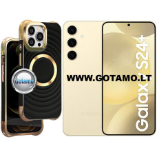 MagSafe Beauty dėklas nugarėlė Samsung Galaxy S24 Plus telefonui juodos spalvos