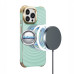 MagSafe Beauty dėklas nugarėlė Samsung Galaxy S24 telefonui mėtinės spalvos