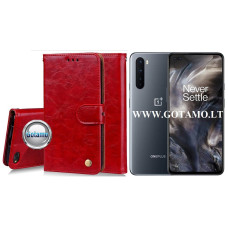 OnePlus Nord dėklai ir apsauginiai stiklai - Odyssey dėklas OnePlus Nord telefonui raudonos spalvos