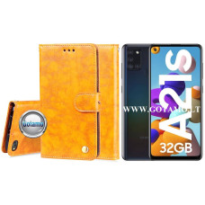 Odyssey dėklas Samsung Galaxy A21s telefonui garstyčių spalvos Plungė | Kaunas | Vilnius