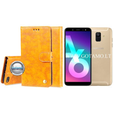 Odyssey dėklas Samsung Galaxy A6 (2018) telefonui garstyčių spalvos