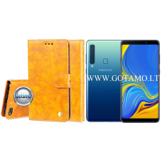 Samsung Galaxy A9 (2018) dėklai ir apsauginiai stiklai - Odyssey dėklas Samsung Galaxy A9 (2018) telefonui garstyčių spalvos