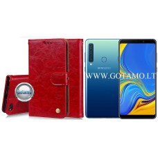 Samsung Galaxy A9 (2018) dėklai ir apsauginiai stiklai - Odyssey dėklas Samsung Galaxy A9 (2018) telefonui raudonos spalvos