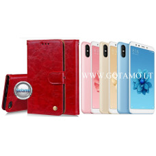 Xiaomi Mi A2, Xiaomi Mi 6X dėklai ir apsauginiai stiklai - Odyssey dėklas Xiaomi Mi A2, Xiaomi Mi 6X telefonams raudonos spalvos
