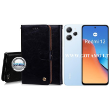 Xiaomi Redmi 12, Xiaomi Redmi 12 5G dėklai ir apsauginiai stiklai - Odyssey dėklas Xiaomi Redmi 12, Xiaomi Redmi 12 5G telefonams juodos spalvos