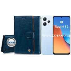 Xiaomi Redmi 12, Xiaomi Redmi 12 5G dėklai ir apsauginiai stiklai - Odyssey dėklas Xiaomi Redmi 12, Xiaomi Redmi 12 5G telefonams mėlynos spalvos