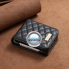 Quilt dėklas Samsung Galaxy Z Flip 5 telefonui juodos spalvos