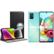 Re-Cap magnetinis dėklas Samsung Galaxy A71 telefonui juodos spalvos