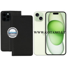 Apple iPhone 15 Plus dėklai ir apsauginiai stiklai - Re-Grid magnetinis dėklas Apple iPhone 15 Plus telefonui juodos spalvos