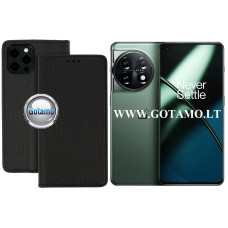Re-Grid magnetinis dėklas OnePlus 11 telefonui juodos spalvos