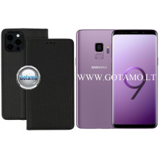 Re-Grid magnetinis dėklas Samsung Galaxy S9 telefonui juodos spalvos