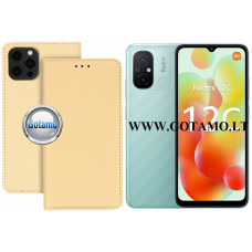 Re-Grid magnetinis dėklas Xiaomi Redmi 12C telefonui aukso spalvos Telšiai | Plungė | Vilnius