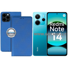 Re-Grid magnetinis dėklas Xiaomi Redmi Note 14 4G telefonui mėlynos spalvos
