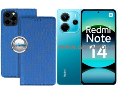 Re-Grid magnetinis dėklas Xiaomi Redmi Note 14 4G telefonui mėlynos spalvos