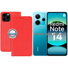 Re-Grid magnetinis dėklas Xiaomi Redmi Note 14 4G telefonui raudonos spalvos