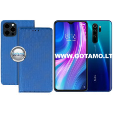 Re-Grid magnetinis dėklas Xiaomi Redmi Note 8 Pro telefonui mėlynos spalvos