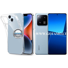 Xiaomi 13 Pro dėklai ir apsauginiai stiklai - Skin silikoninis dėklas 1MM storio Xiaomi 13 Pro telefonui