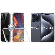 Skin silikoninis dėklas 2MM storio Apple iPhone 15 Pro telefonui Plungė | Telšiai | Klaipėda