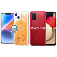 Waterfall3 dėklas nugarėlė Samsung Galaxy A02s, Samsung Galaxy A03s telefonams aukso spalvos Plungė | Telšiai | Šiauliai
