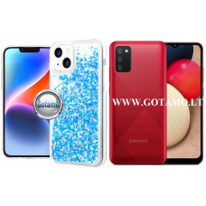 Waterfall3 dėklas nugarėlė Samsung Galaxy A02s, Samsung Galaxy A03s telefonams žydros spalvos Kaunas | Telšiai | Palanga