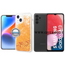 Waterfall3 dėklas nugarėlė Samsung Galaxy A13 telefonui aukso spalvos Vilnius | Plungė | Šiauliai