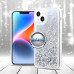 Waterfall3 dėklas nugarėlė Samsung Galaxy A14, Samsung Galaxy A14 5G telefonams sidabro spalvos