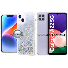 Waterfall3 dėklas nugarėlė Samsung Galaxy A22 5G telefonui sidabro spalvos Palanga | Plungė | Palanga