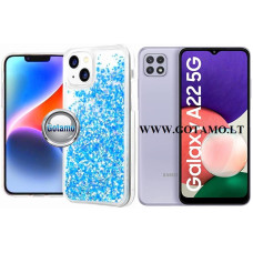 Waterfall3 dėklas nugarėlė Samsung Galaxy A22 5G telefonui žydros spalvos Kaunas | Plungė | Vilnius