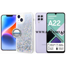 Waterfall3 dėklas nugarėlė Samsung Galaxy A22 telefonui sidabro spalvos Telšiai | Palanga | Palanga