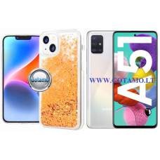 Waterfall3 dėklas nugarėlė Samsung Galaxy A51 telefonui aukso spalvos Vilnius | Kaunas | Vilnius