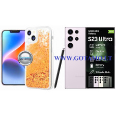 Waterfall3 dėklas nugarėlė Samsung Galaxy S23 Ultra telefonui aukso spalvos Šiauliai | Klaipėda | Telšiai